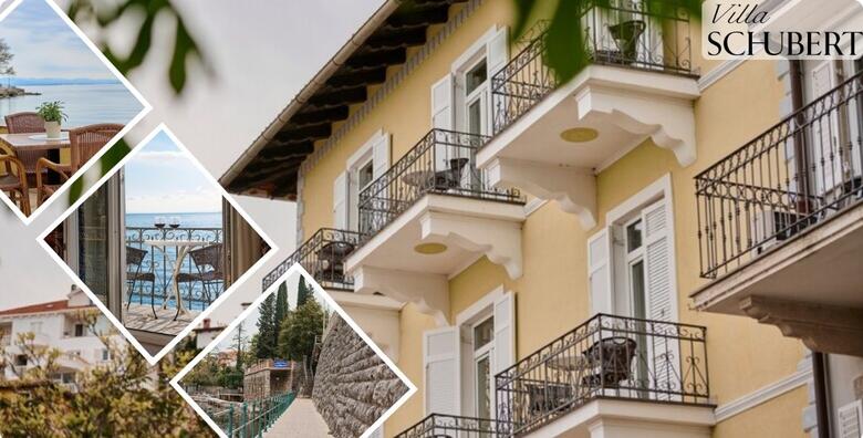 Proljetni odmor u Hotelu Villa Schubert 4* - 2 noćenja s doručkom za dvije osobe u srcu Kvarnerske rivijere uz piće dobrodošlice i jednu mediteransku večeru