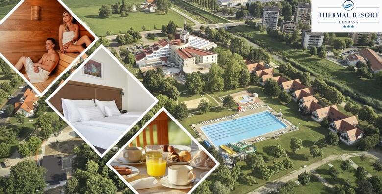 Hotel Thermal Resort Lendava 3* - 2 noćenja s polupansionom za dvoje + gratis paket za 1 dijete do 3,99 godina uz kupanje u jedinstvenim termalnim bazenima i ulazom u saune