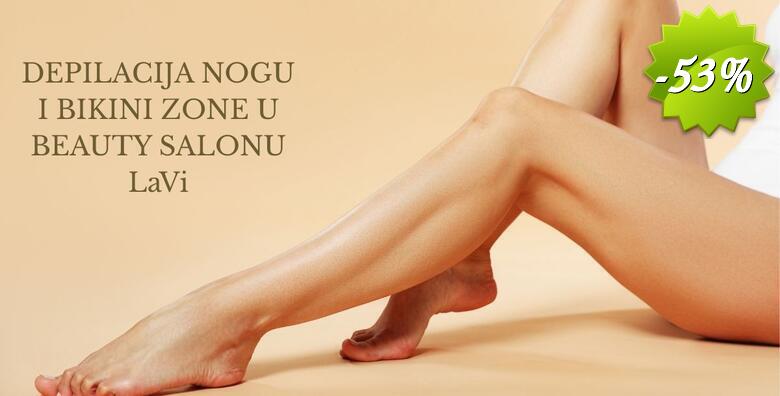 Neželjene dlačice stvaraju vam problem? Uz depilaciju nogu i bikini zone voskom riješite ih se efikasno i uživajte u glatkoj koži u Beauty salonu LaV
