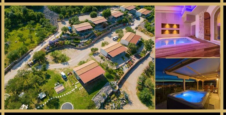 Luksuzne mobilne kućice Kanajt 4* - wellness uživanje na otoku Krku uz 1 ili više noćenja s doručkom za do 6 osoba uz korištenje 4 vrste sauna i jacuzzija