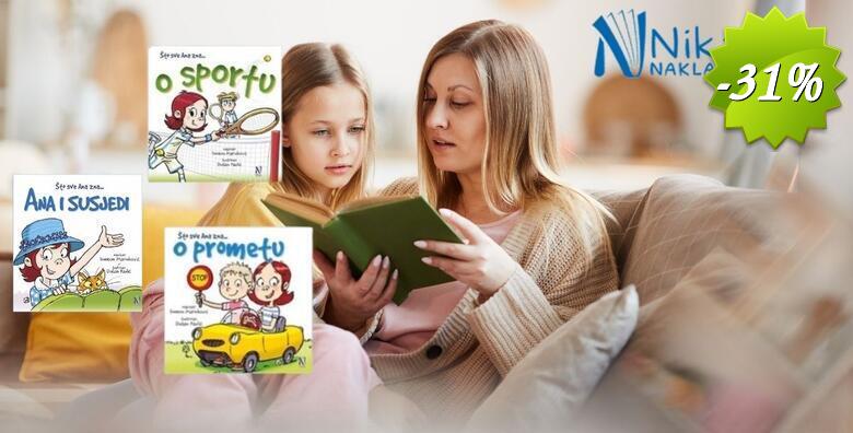 DJEČJE SLIKOVNICE - set od 3 komada iz serijala Što sve Ana zna? u izdanju Naklade Nika Naučite mališane sve o navikama potrebnim za bolji, ljepši i zdraviji život na zabavan način