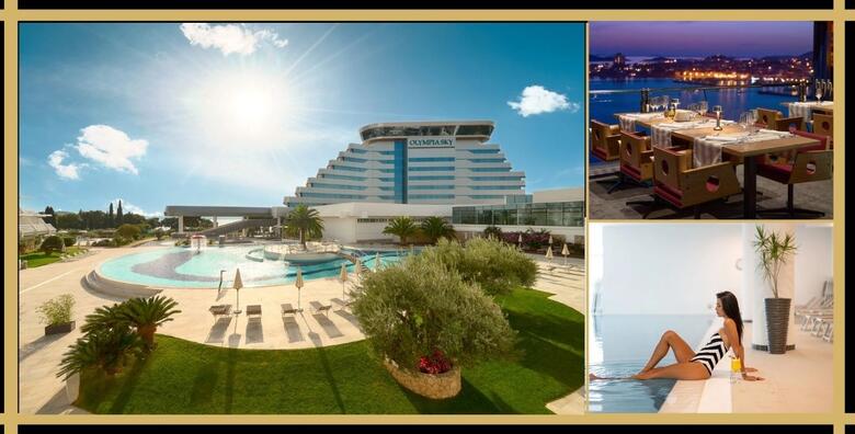 Wellness i Gourmet iskustvo za dvoje, Hotel Olympia Sky 4* - 2 noćenja s polupansionom u Deluxe dvokrevetnoj sobi s pogledom na more, piće dobrodošlice i wellness