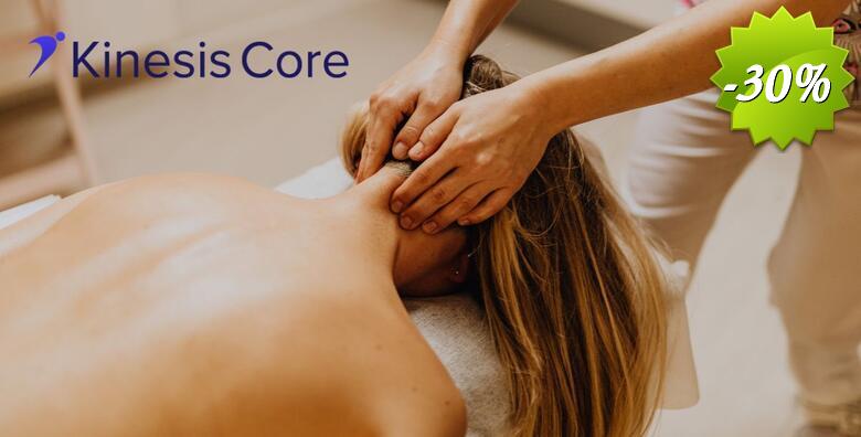 Snaga dodira - medicinska, sportska ili antistres masaža u Centru za rehabilitaciju i fitness Kinesis Core