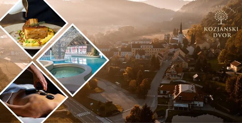 Opuštanje za dvoje s polupansionom u udobnoj sobi Hotela Kozjanski dvor 3* uz 1x cjelodnevnu ulaznicu za Relax bazene u Termama Olimia