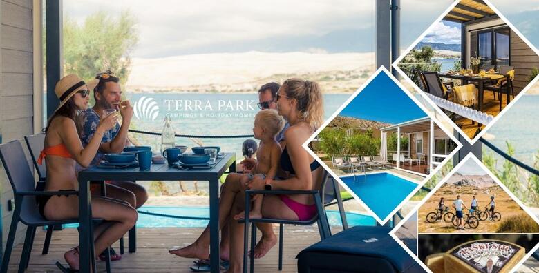 Terra Park SpiritoS 4* - proljetni odmor na otoku Pagu u mobilnim kućicama uz 2 noćenja za 4 odraslih i 1 dijete do 11,99 godina