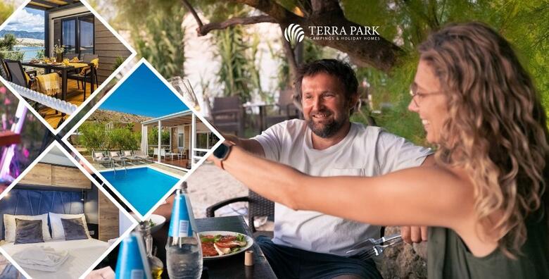 Proljeće na Pagu, Terra Park SpiritoS 4* mobilne kućice - obiteljski odmor od 2 noćenja s polupansionom za 2 osobe i 2 djece do 4,99 godina