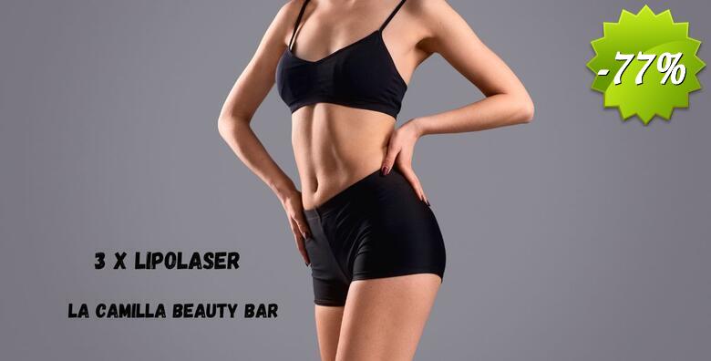 Lipolaserom do ljepše linije - uz 3 tretmana smanjite masne naslage i oblikujte svoje tijelo u La Camilla Beauty Baru