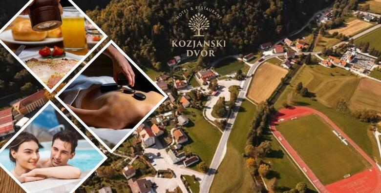 Wellness odmor za dvoje u Hotelu Kozjanski dvor 3 - 1 noćenje s doručkom uz korištenje saune, masaže i doživljaja hranjenja jelena