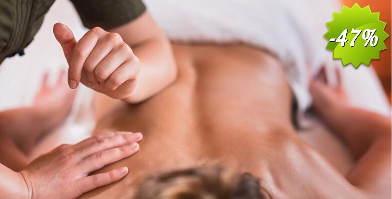 Sportsko-medicinska masaža cijelog tijela s  cupping terapijom u salonu Juran njega tijela