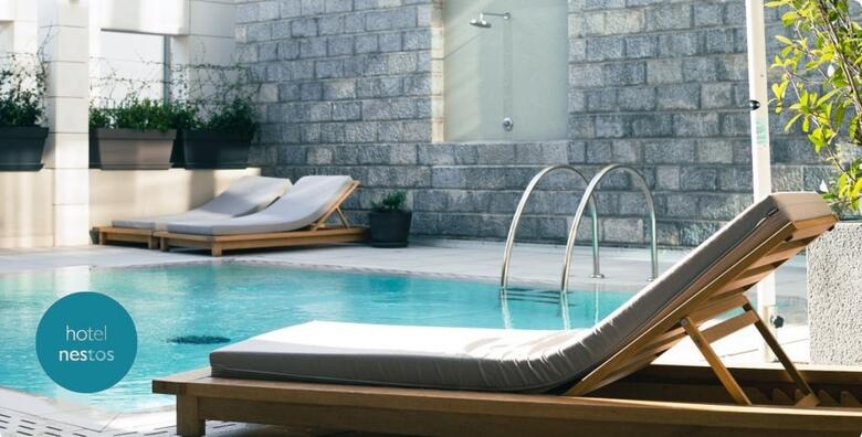 Praznik rada i proljeće u Hotelu Nestos 4*, Duće - 2 ili 3 noćenja s polupansionom za 2 osobe i 2 djece uz korištenje bazena i Spa zone sa jacuzzijem i saunom