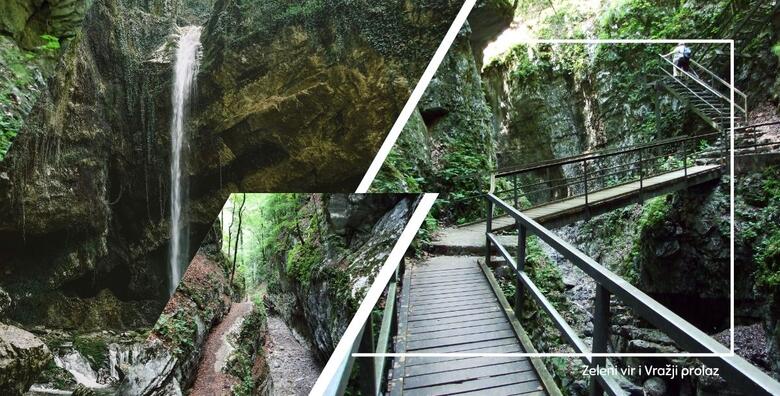 ZELENI VIR I VRAŽJI PROLAZ - upoznajte zelenu oazu jedinstvenih prirodnih ljepota koje su istinsko osvježenje za tijelo i um