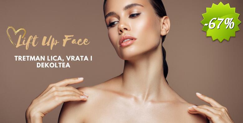 Lift Up Face tretman lica, vrata i dekoltea - inovativnom tehnologijom smanjite bore i poboljšajte konture lica u GARGANO Estetskom centru