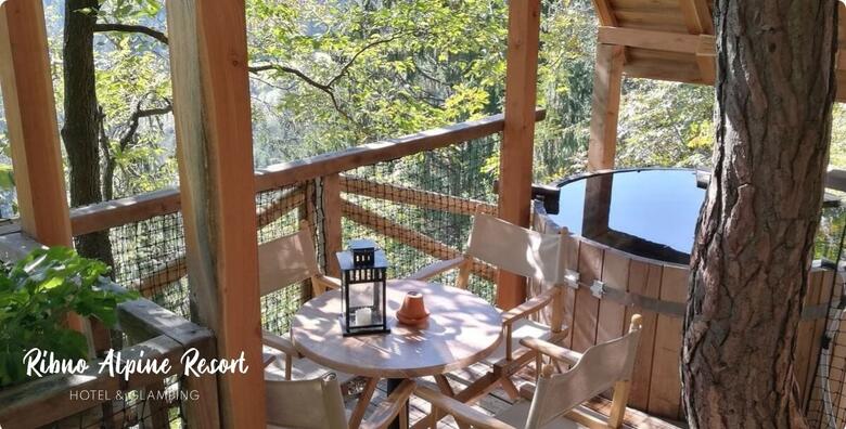 RIBNO ALPINE GLAMPING - 2 noćenja s doručkom i 1x večerom za 2 odraslih + GRATIS paket za 2 djece do 11,99 godina u Sloveniji