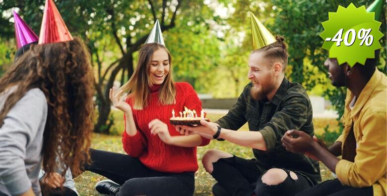 ROĐENDAN NA OTVORENOM! 3 sata zabave i igre uz animatore, neograničene grickalice, Ledo tortu i piće u Grunt parku