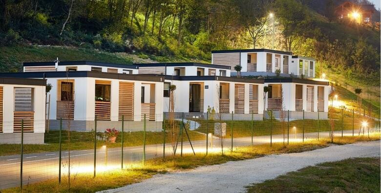 Mobilne kućice Terme Jezerčica 4*- proljetno opuštanje uz 2 noćenja za 4 odrasle osobe i 2 djece do 11,99 godina uz korištenje unutarnjih bazena