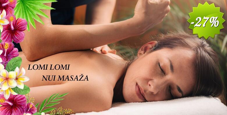 LOMI LOMI NUI MASAŽA - ublažite napetost mišića, potaknite cirkulaciju i smanjite stres masažom podrijetlom s Havaja u Studiju ljepote Manuela