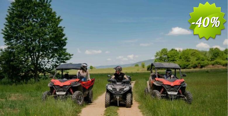 QUAD/BUGGY AVANTURA i vožnja PROZIRNIM KAJAKOM za DVOJE