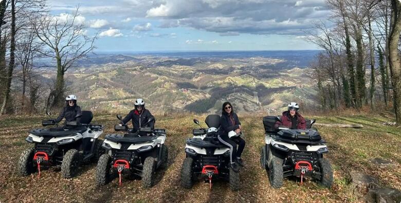 QUAD AVANTURA po krajolicima Trakošćana za 2 osobe uz uključenu opremu i vodiča u organizaciji Trakošćan Adventure