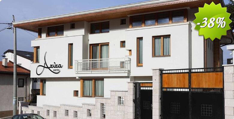 SARAJEVO - 1 ili više noćenja s doručkom za dvoje + gratis paket za 1 dijete do 6 godina uz korištenje saune u Hotelu Aziza 4* 5 minuta od prekrasne Baščaršije