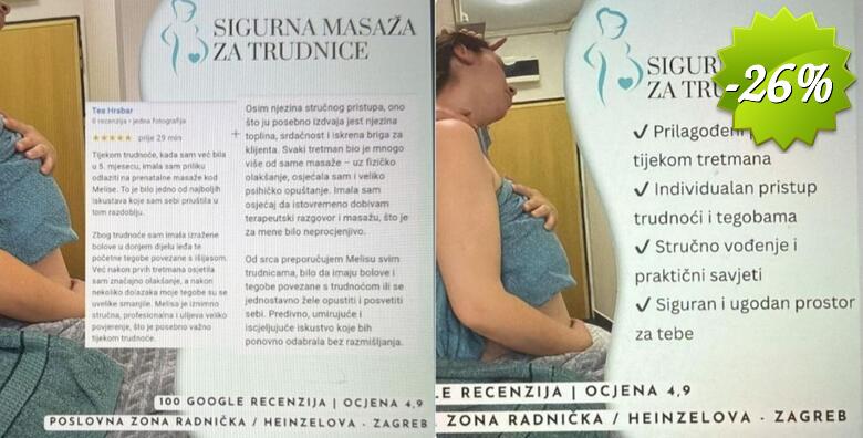 PRENATALNA MASAŽA- 5x dolazaka u Studiu za fizioterapiju Femur