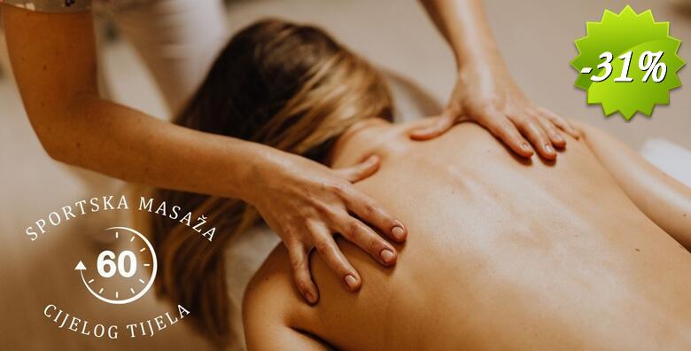 Sportska masaža cijelog tijela u izvedbi medicinskog terapeuta u Jean d`Arcel Medical & Beauty Institutu u trajanju 60 minuta