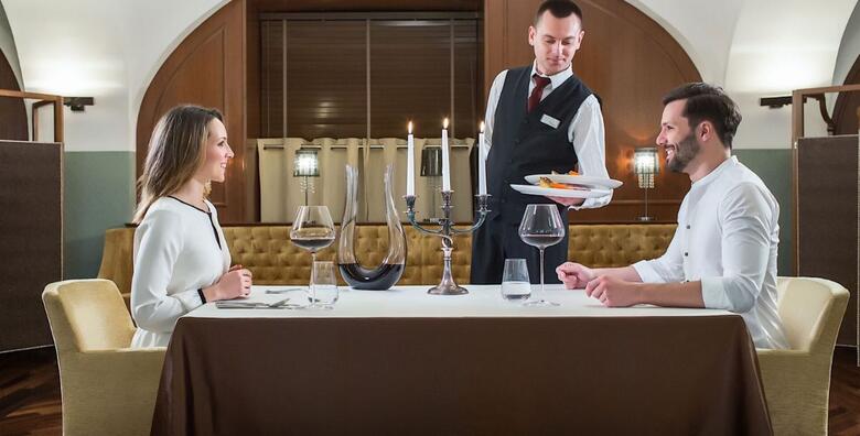 Grand Hotel Sava Superior 4*, Rogaška Slatina - ručak ili večera u 3 slijeda za 2 osobe u restoranu Kaiser uz posjet Tornju Kristal