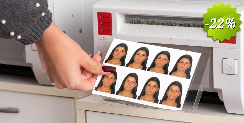 6 fotografija za dokumente, odmah gotove, iskoristite za biometrijsku putovnicu, osobnu, index, pokaz ili vozačku dozvolu