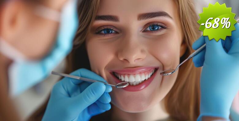 Pregled, čišćenje zubnog kamenca, pjeskarenje i poliranje u Ordinaciji dentalne medicine Ida Prpić