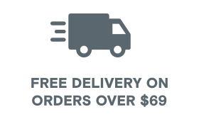 FREE DELIVERY ON ORDERS $69 AND OVER