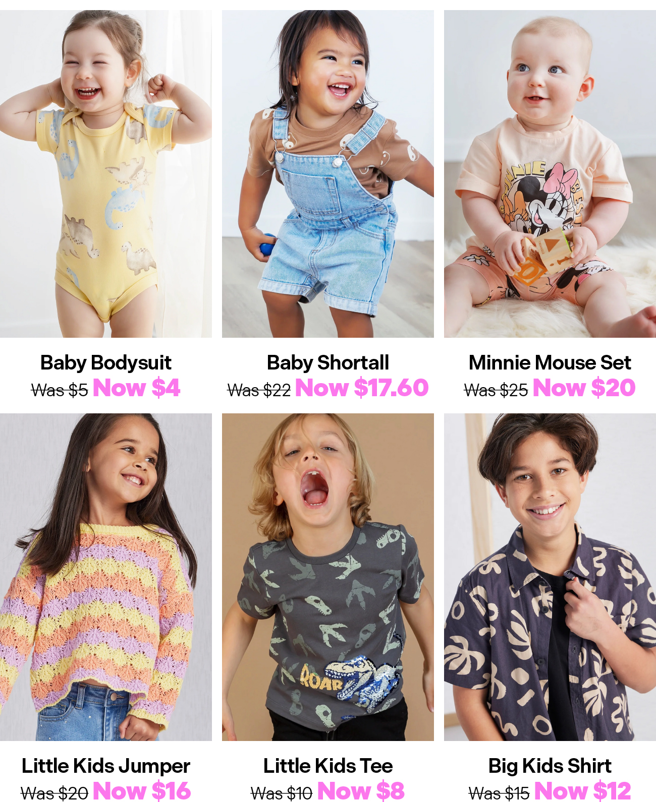 20% Off Selected Kids + Baby