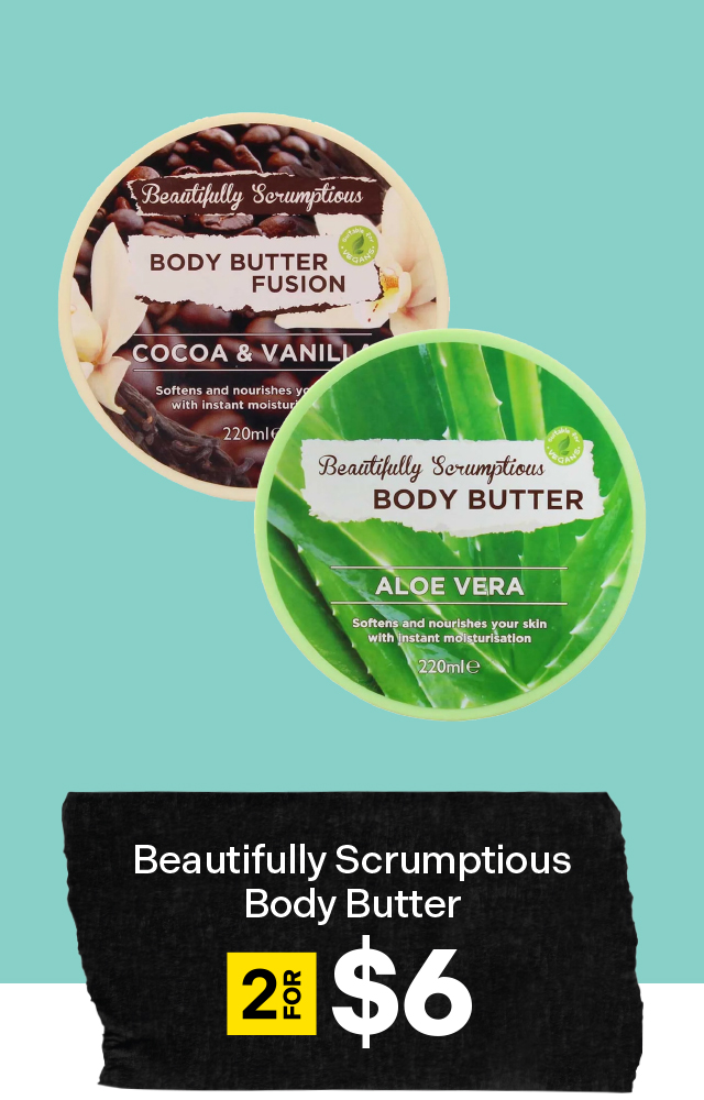 Body Butter 2 for $6