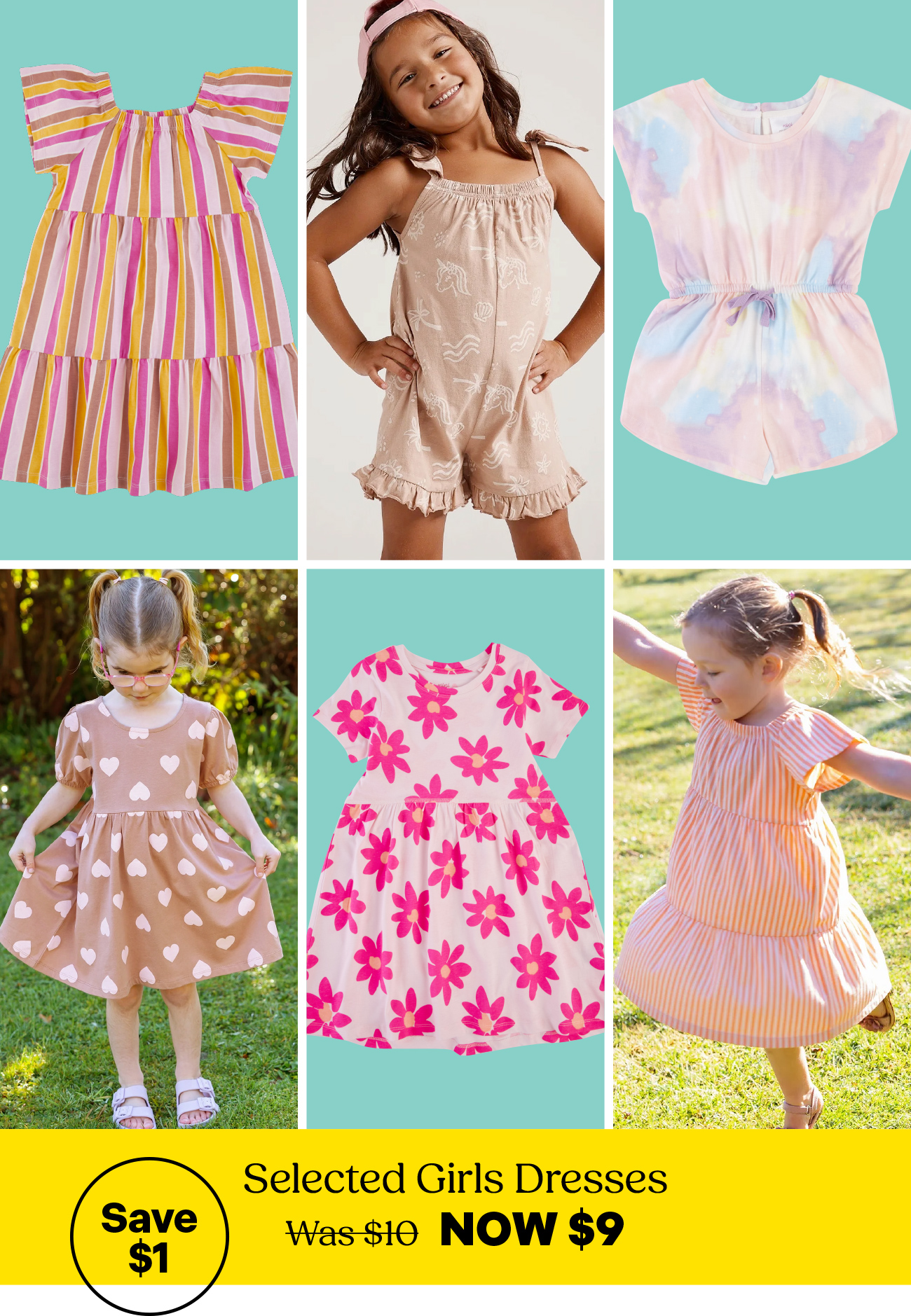 Girls Dresses - now $9