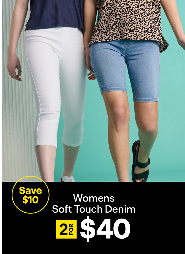 Women's Soft Touch Demin 2 for $40 