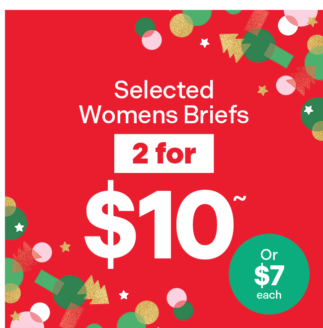 Selected Briefs 2 for $10