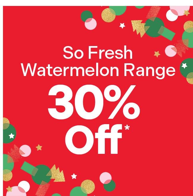 So Fresh Skincare 30% Off