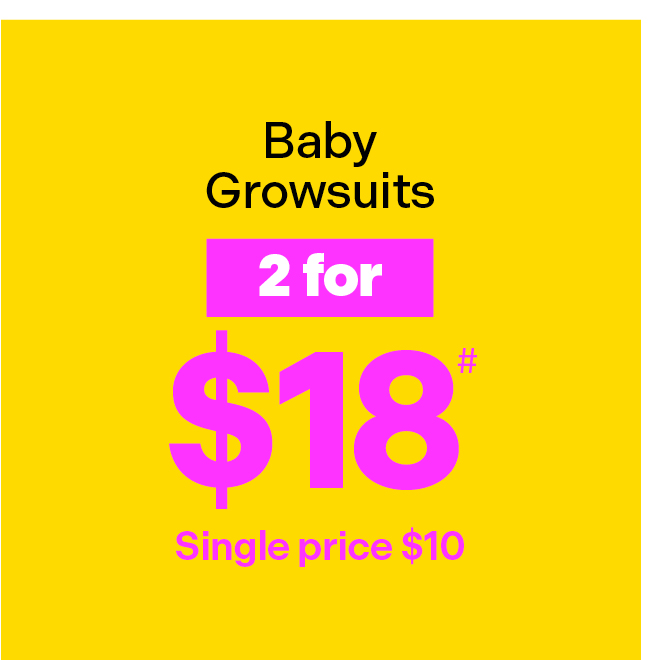 Baby Growsuits 2 for $18