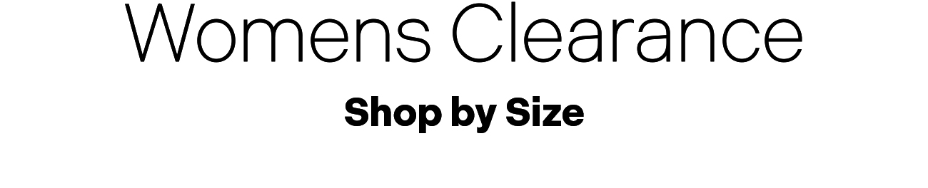 Shop By Size