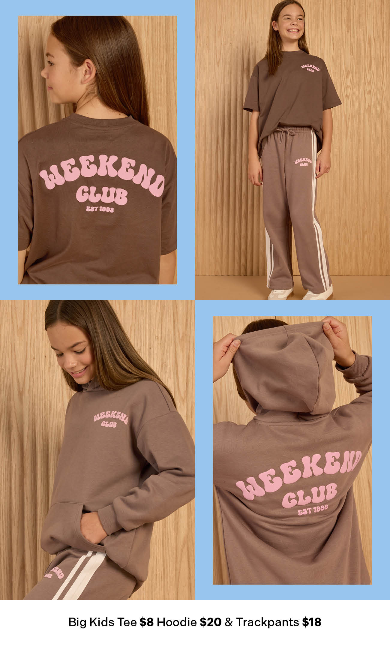 Big Kids Hoodies & Trackies