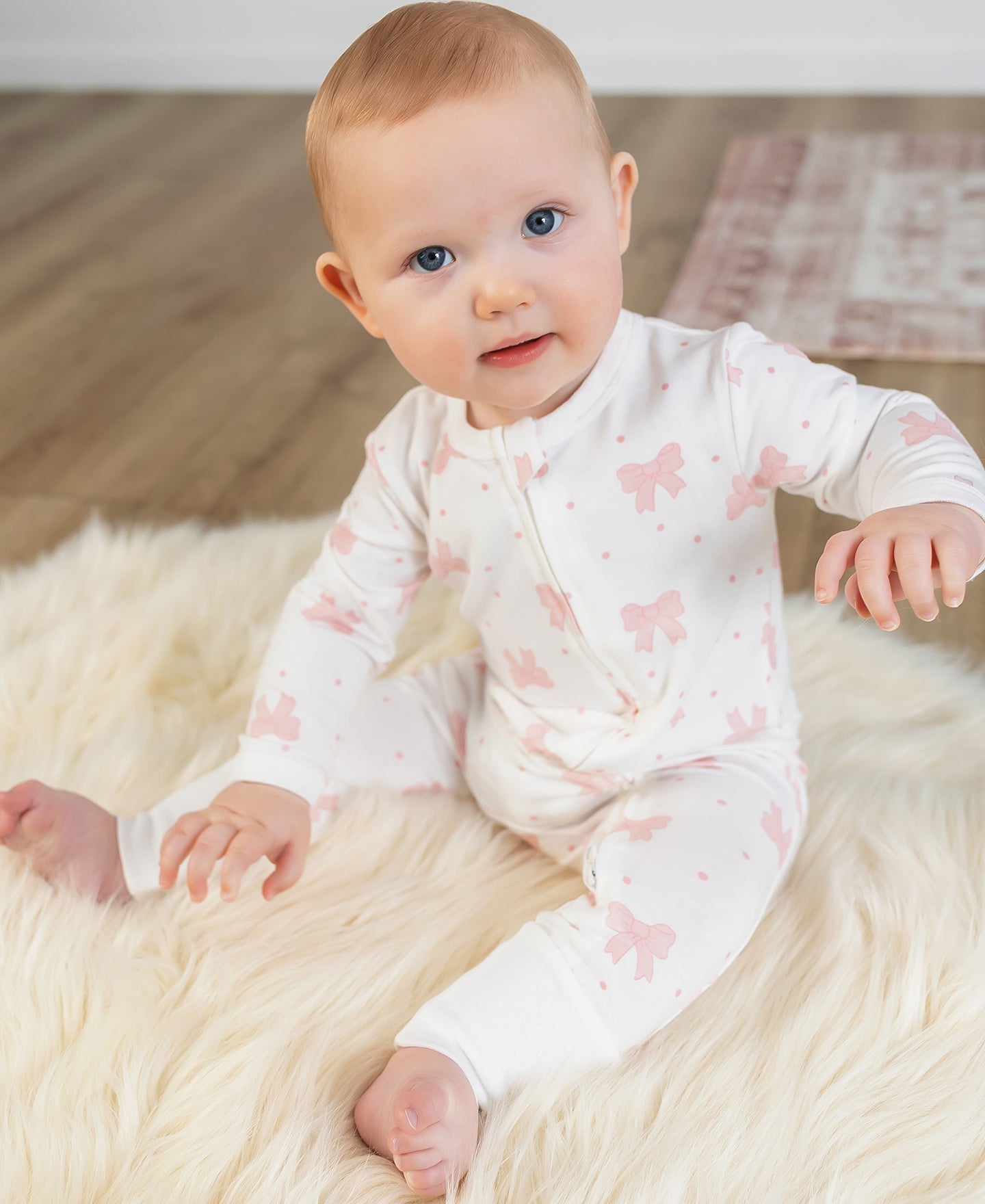 Babies' Footless 2-Way Zip Growsuit