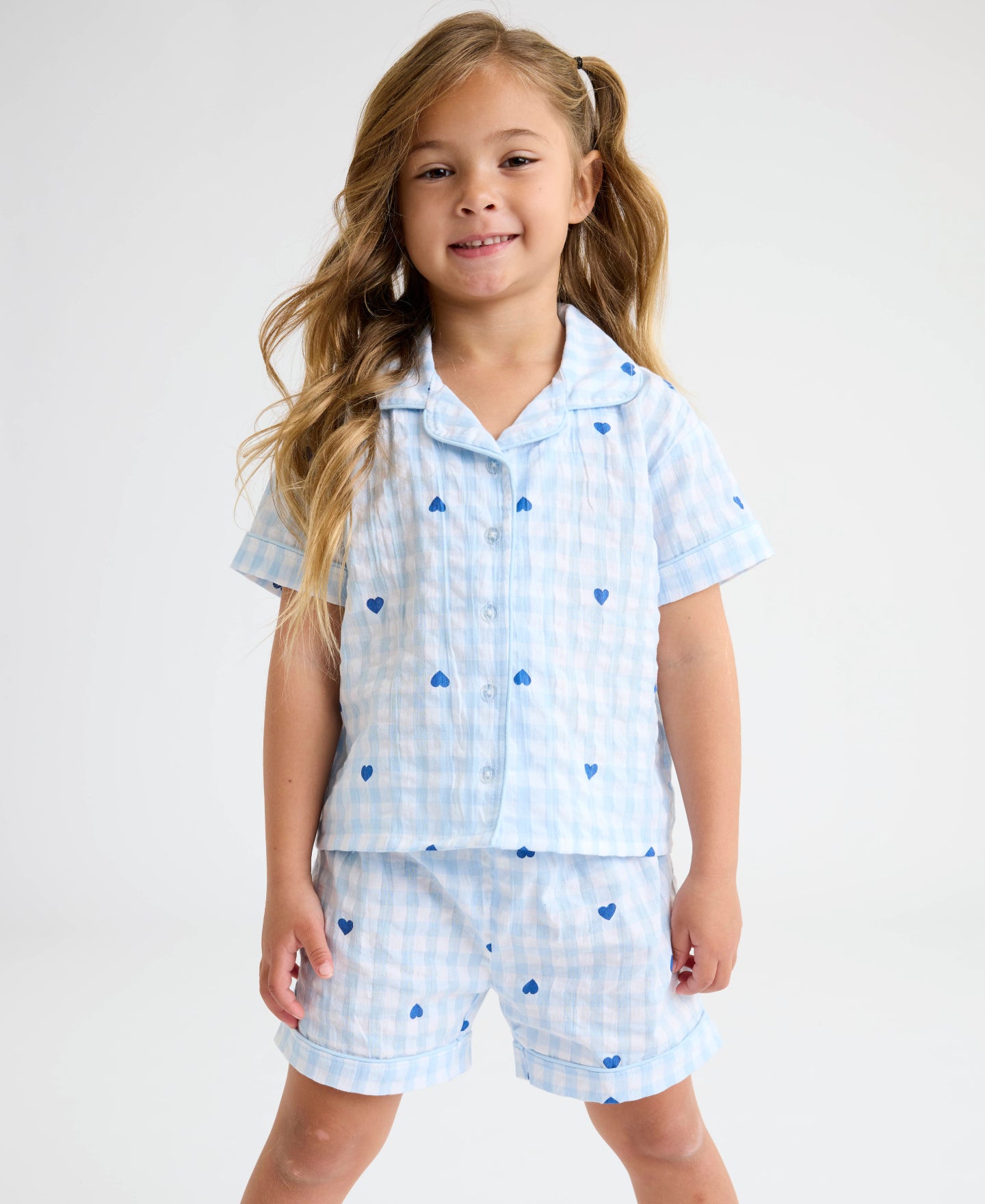 Little Kids' Short Sleeve Seersucker PJ