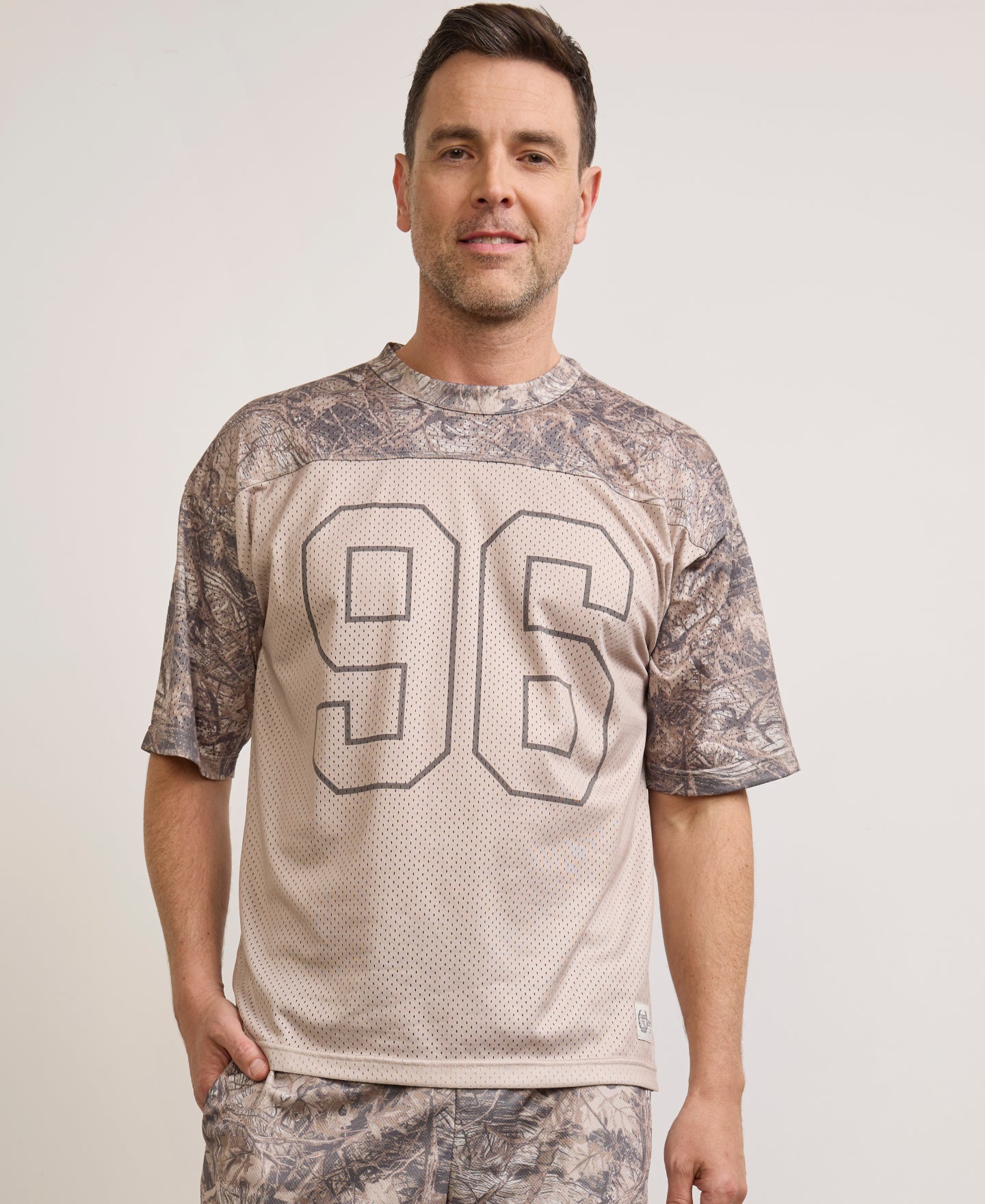 Men's Mesh Panel Top