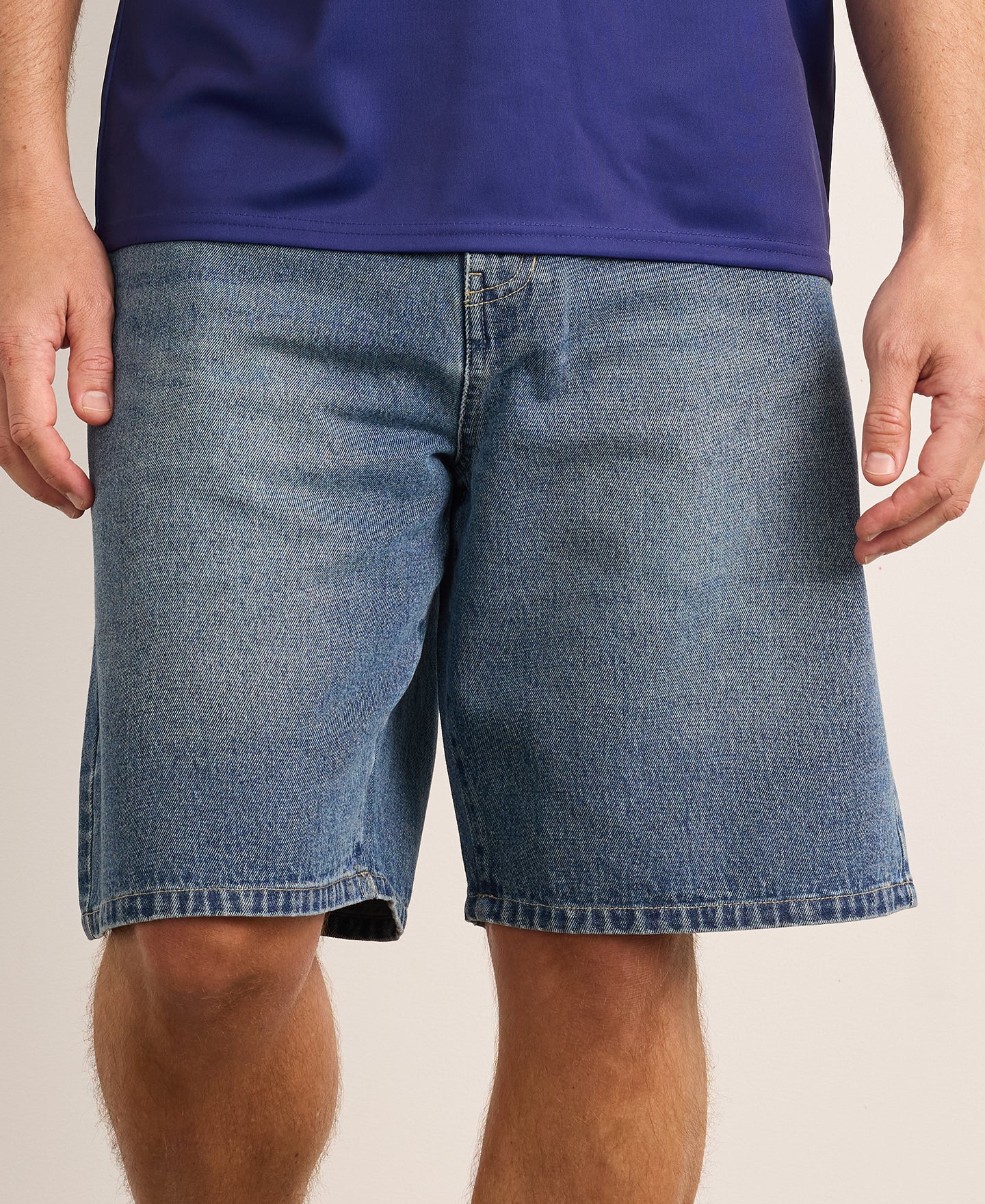 Men's Relaxed Denim Shorts