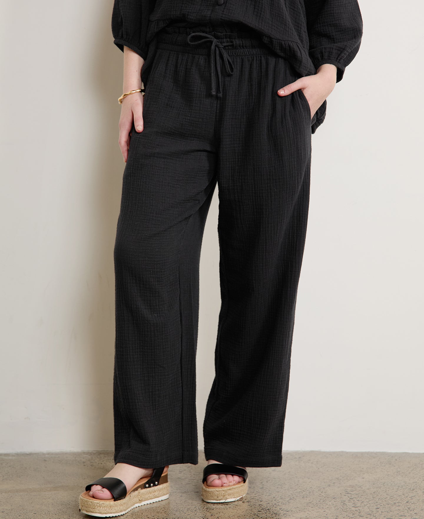Women's Cotton Muslin Pants