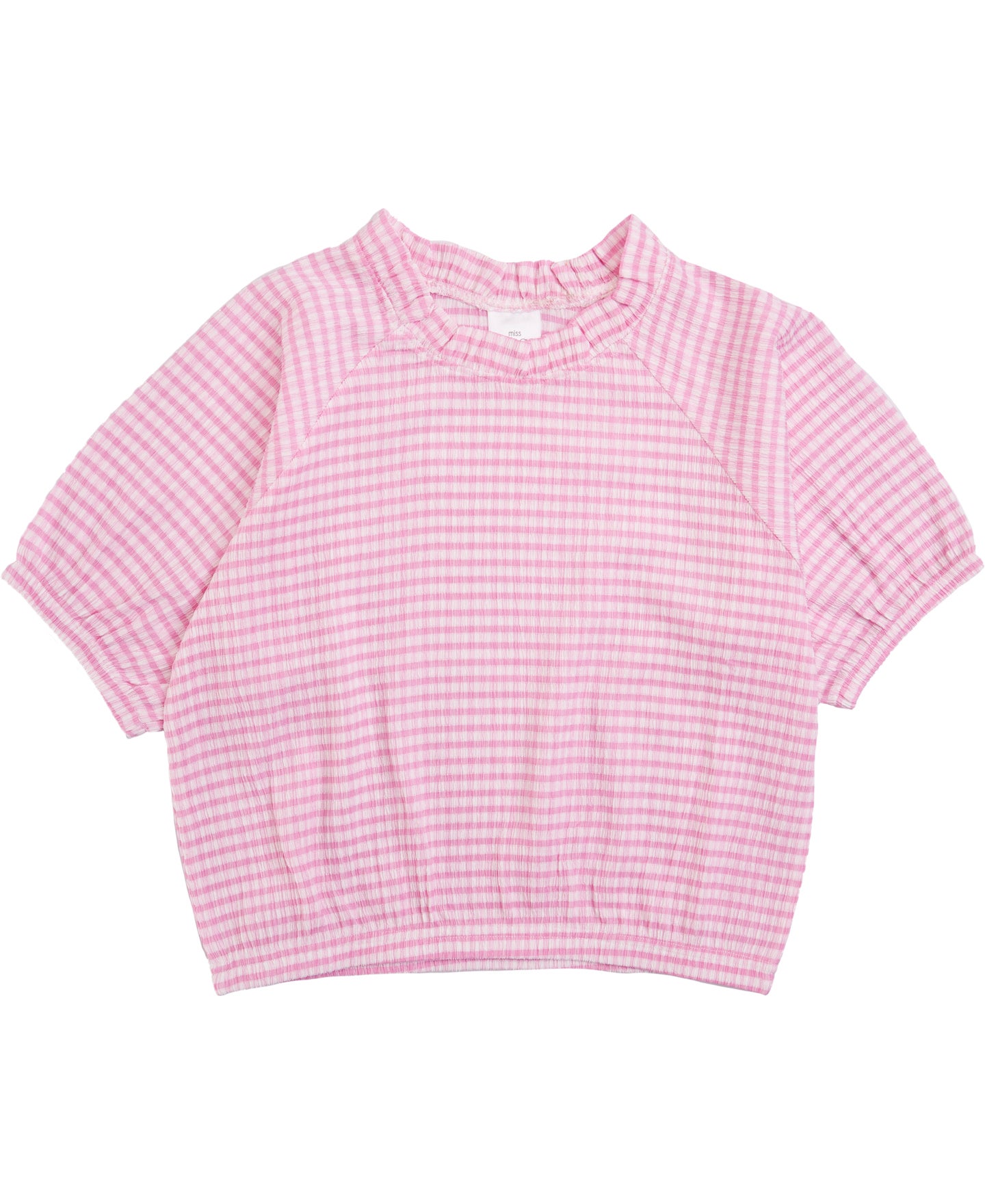 Kids' Short Sleeve Crinkle Knit Top