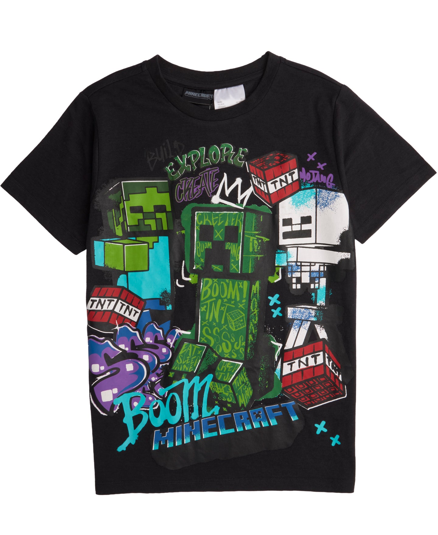 Kids' Short Sleeve Licensed Minecraft Tee