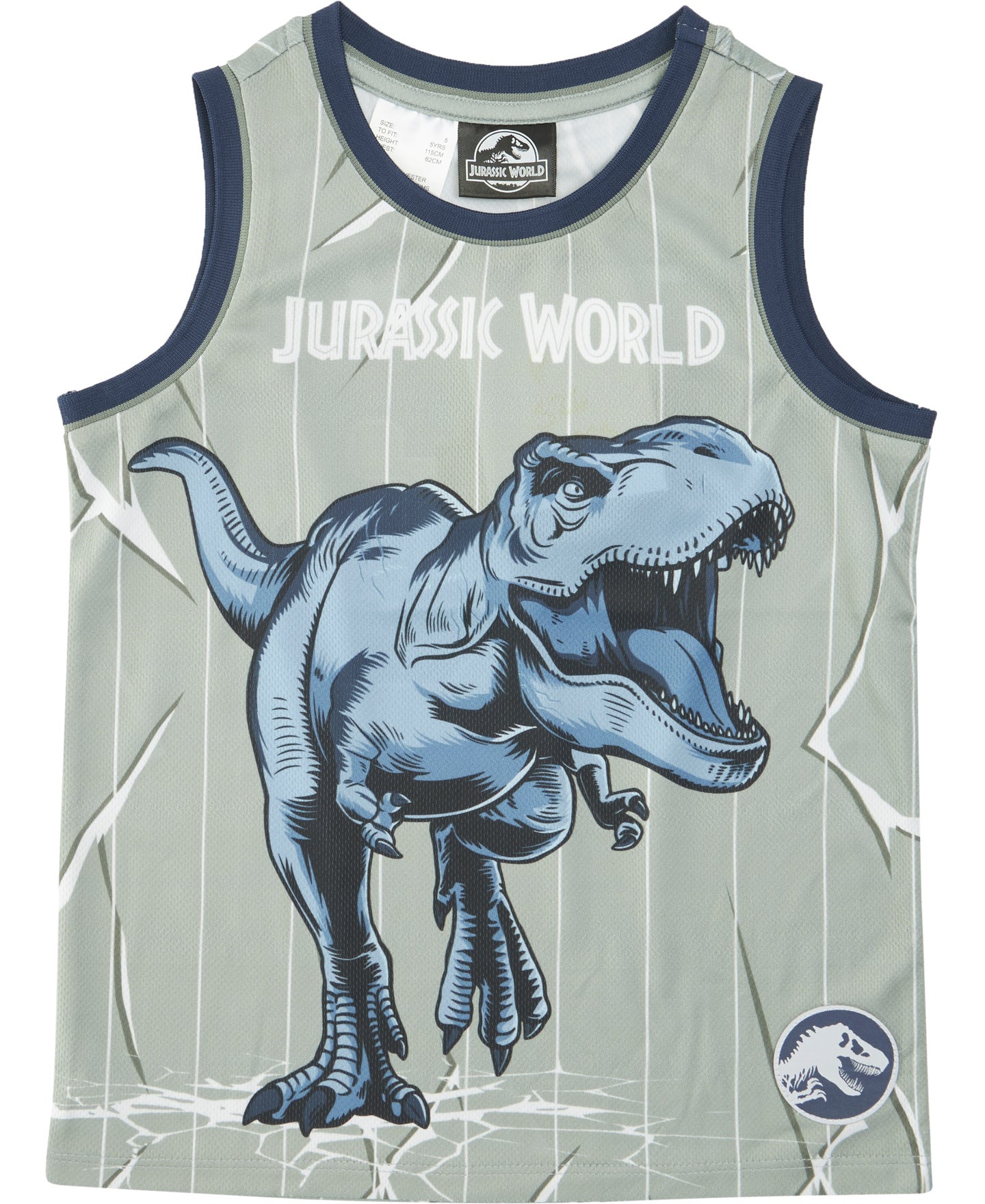 Little Kids' Jurassic Park Mesh Basketball Singlet