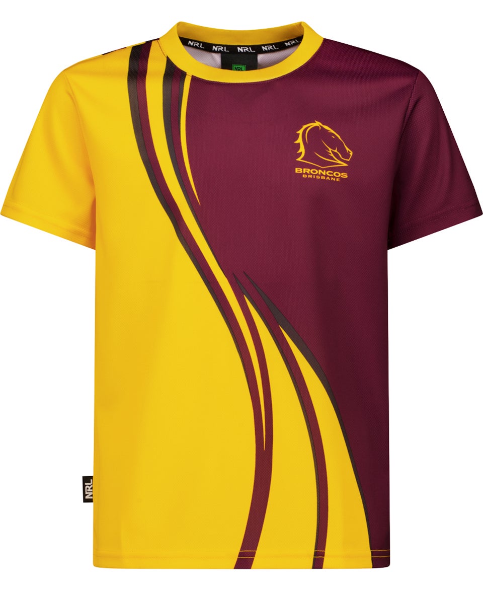 Broncos NRL Adult Training Tee
