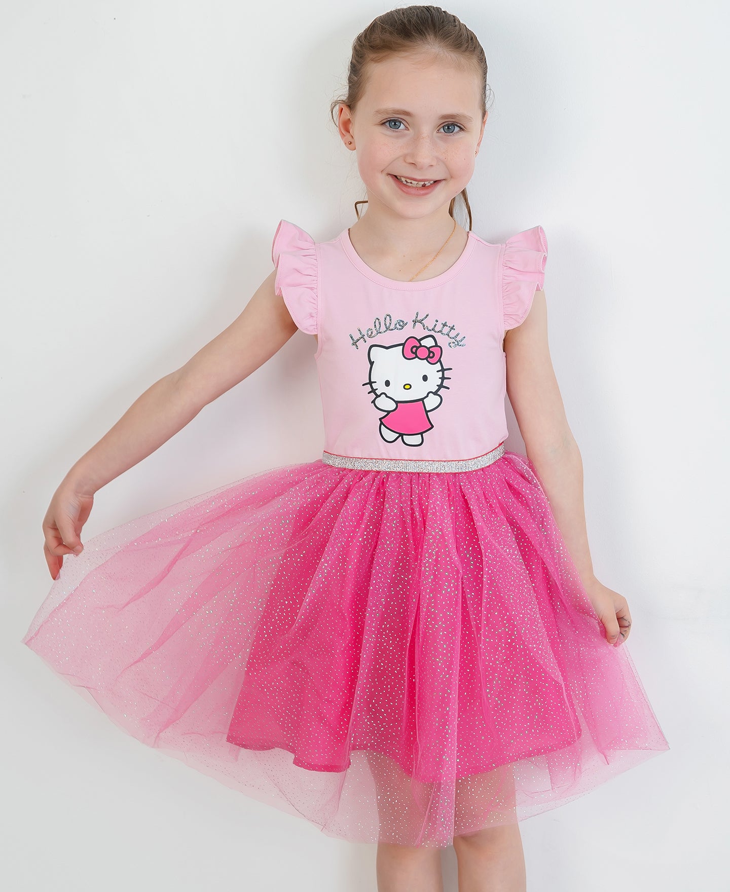 Little Kids' Hello Kitty Tulle Dress