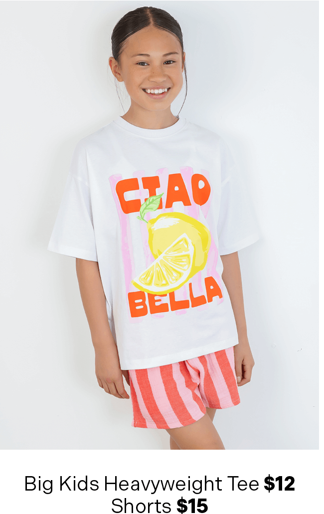 Kids' Graphic Print Short Sleeve Tee $12