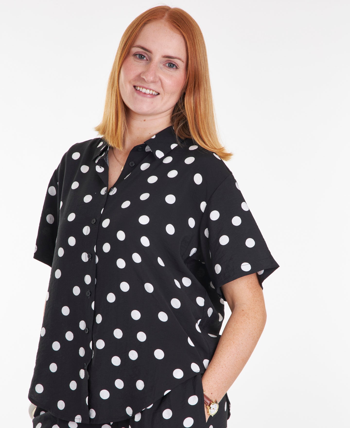 Women's Short Sleeve Drop Shoulder Shirt